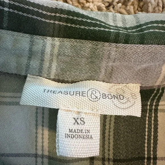 Treasure & Bond plaid shirts, 2 set bundle, size XS - Picture 3 of 6